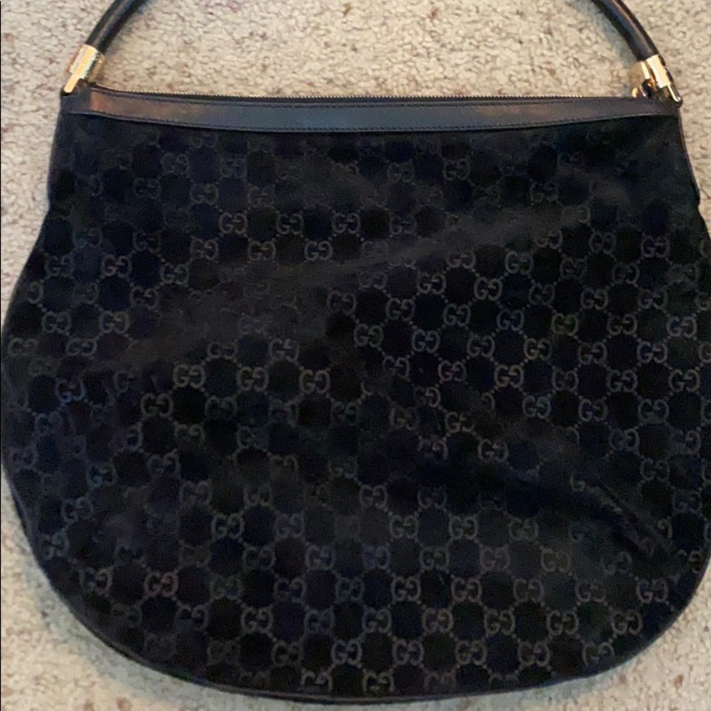 Suede Gucci bag - Picture 3 of 6